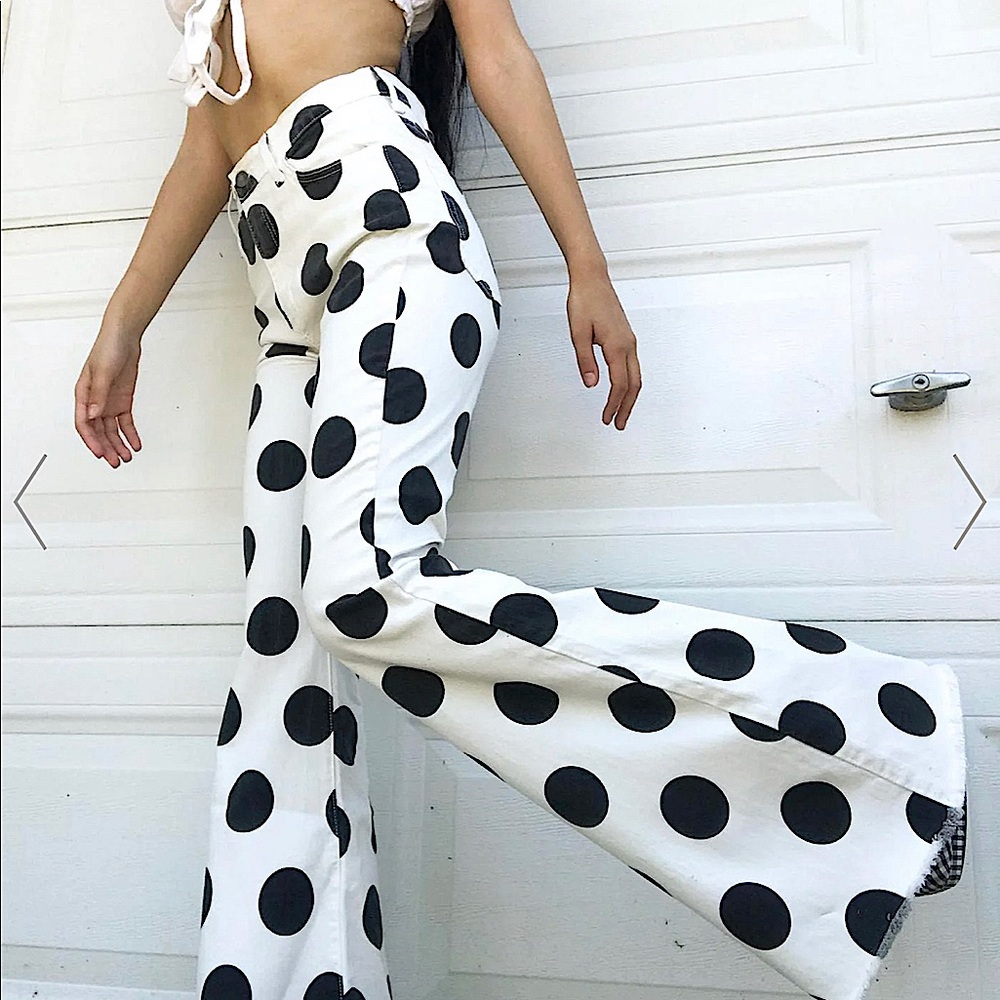GJG Polka Dot Flare Dolls Kill